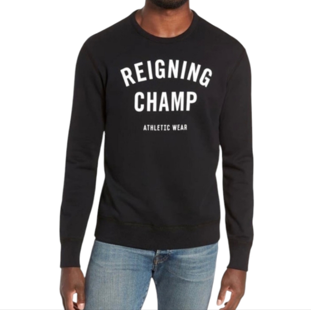 Reigning Champ Black Sweatshirt